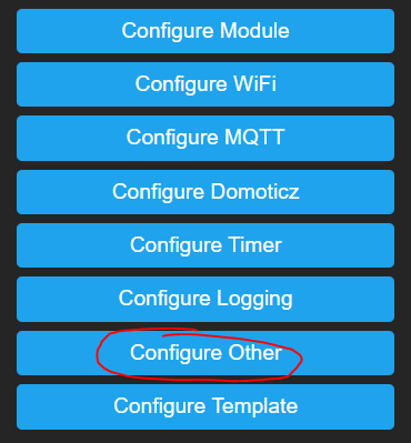 configure other
