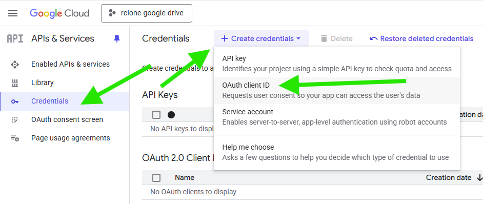 Add oauth client ID