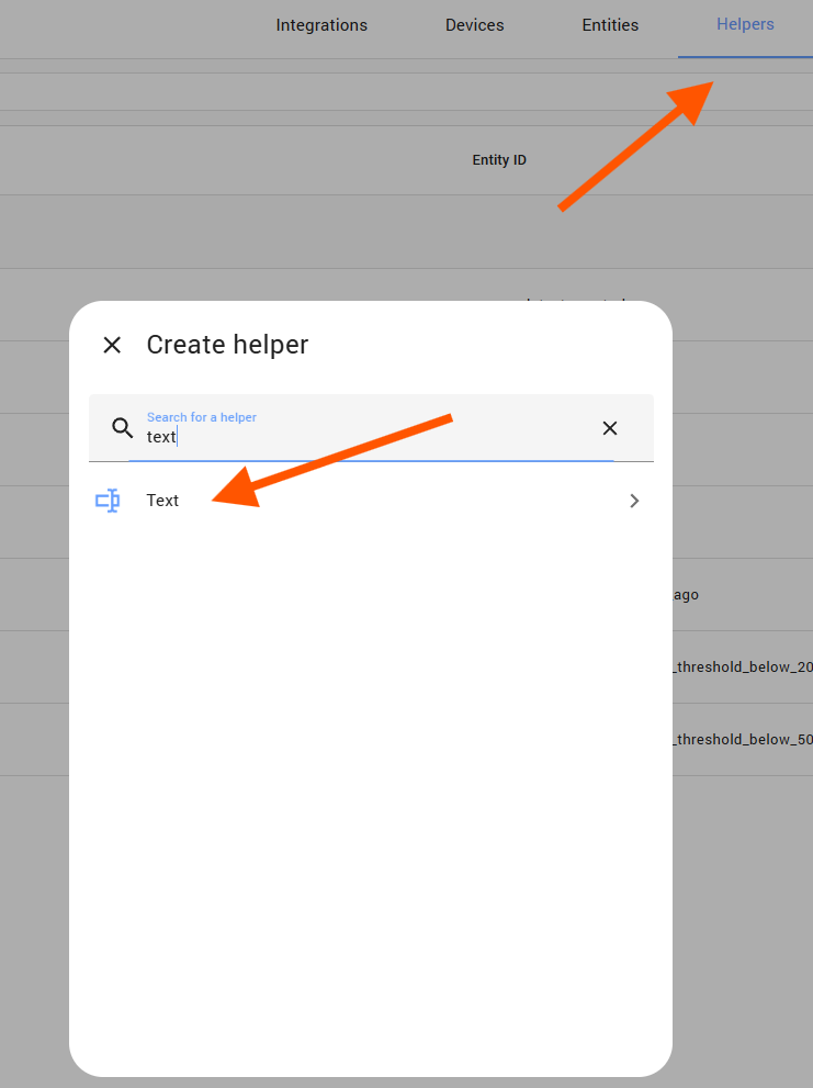 Home Assistant Text Helper